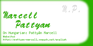 marcell pattyan business card